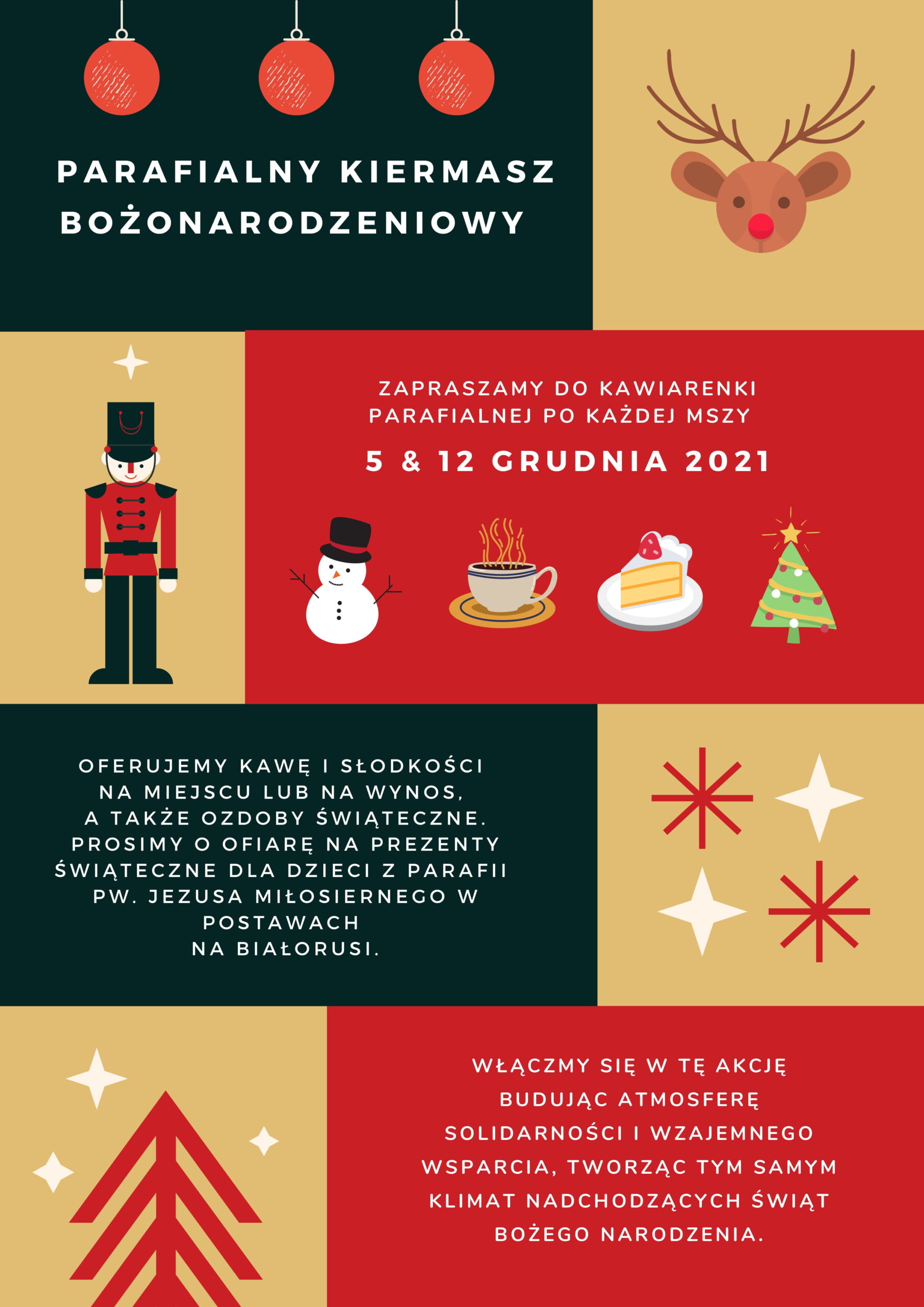Kiermasz świąteczny dla dzieci z Białorusi