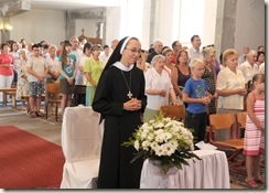 Msza dziękczynna za śluby wieczyste