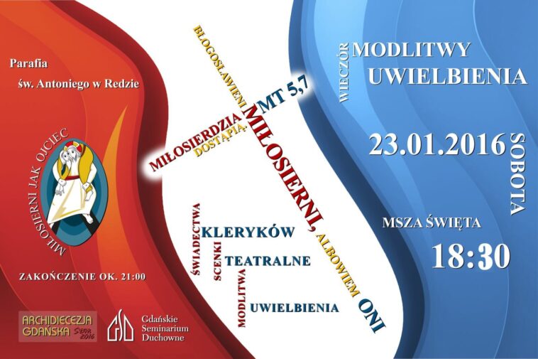 Zapraszamy na Wieczór Uwielbienia z GSD w Antonim w Redzie