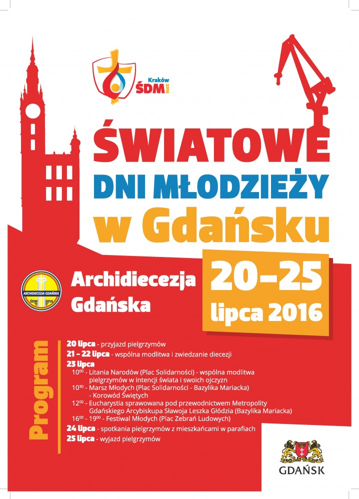 ŚDM – program w Archidiecezji Gdańskiej