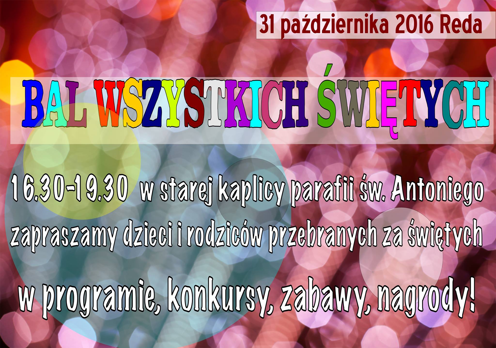 Zapraszamy na Bal Wszystkich Świętych