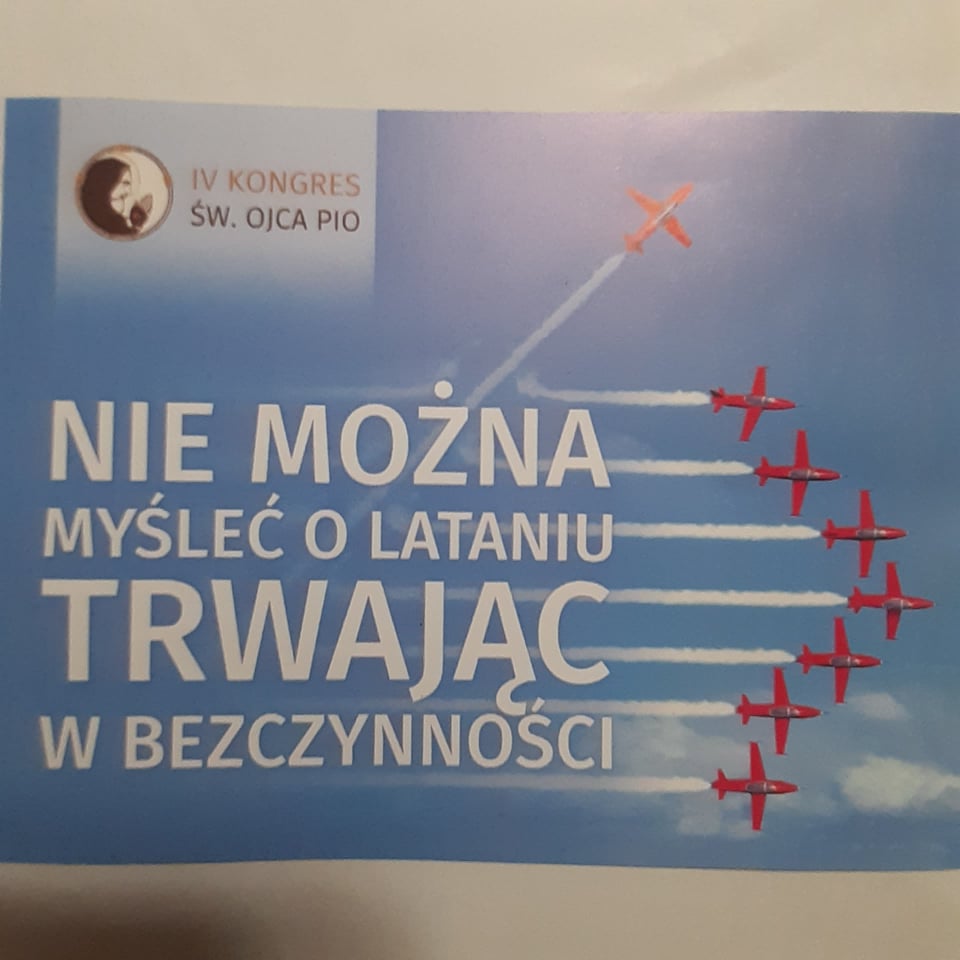 Grupa Modlitwy Ojca Pio na kongresie