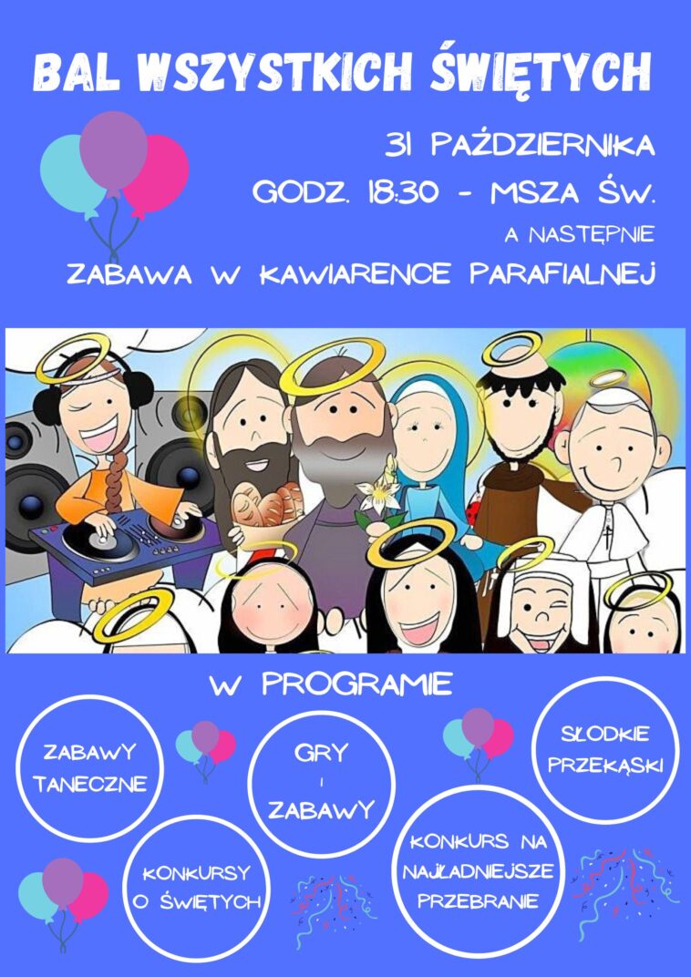 Bal Wszystkich Świętych dla dzieci