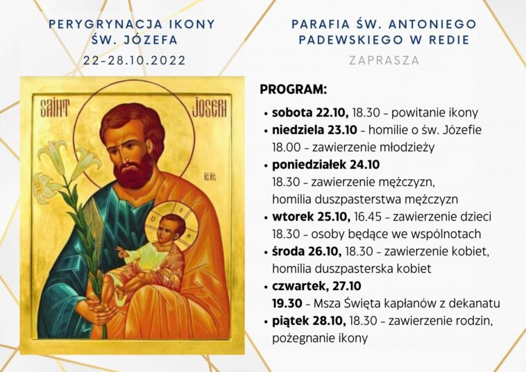 Zapraszamy do modlitwy przed ikoną św. Józefa