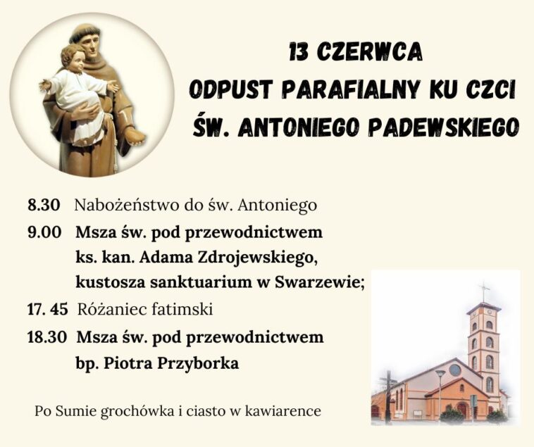 Odpust parafialny 13 czerwca