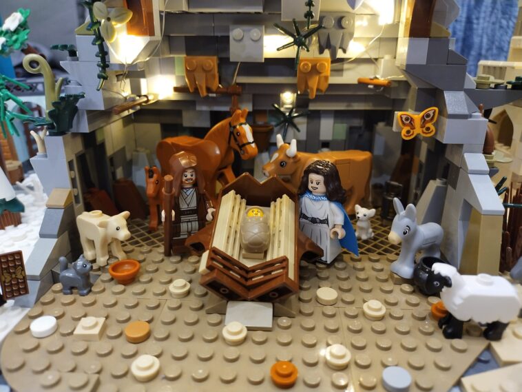 Niezwykła szopka z klocków LEGO!