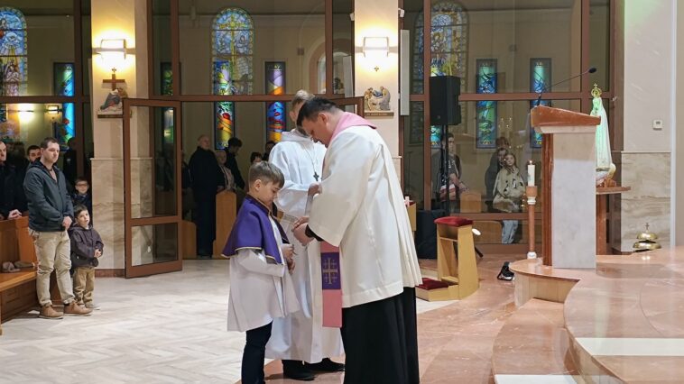 Nowy ministrant w naszej parafii