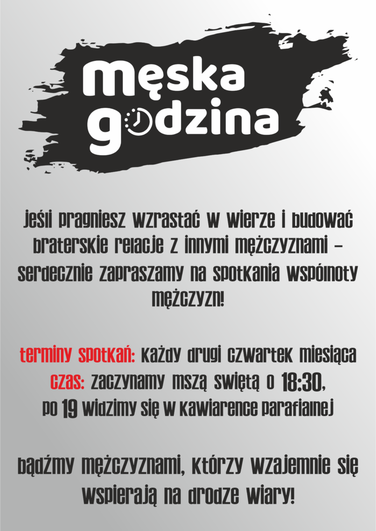 Męska Godzina – wspólnota dla mężczyzn